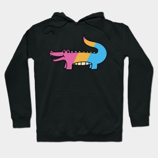 Pansexual Pride Gator Hoodie